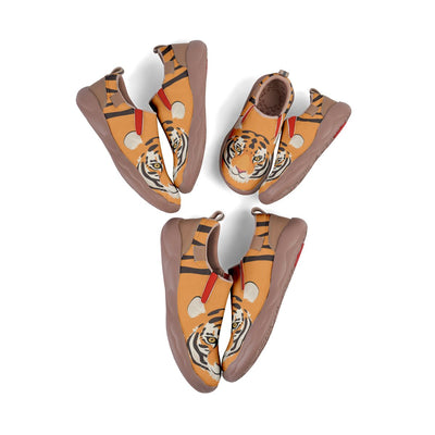 Tiger Face Kids Slip On