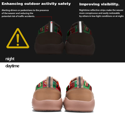 Pixel Christmas Kids Slip On