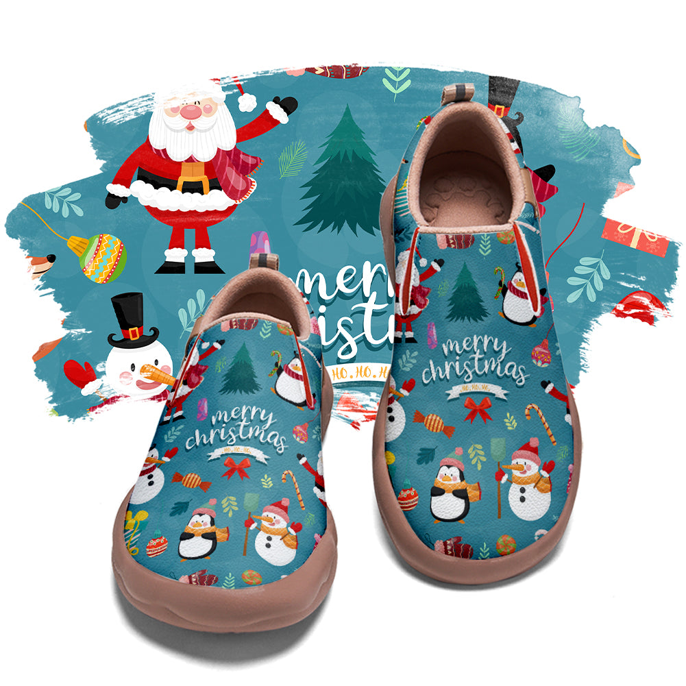 Christmas Snowman Kids Slip On