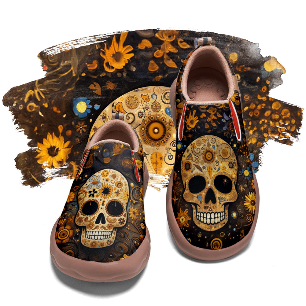 Vintage Skull Slip On