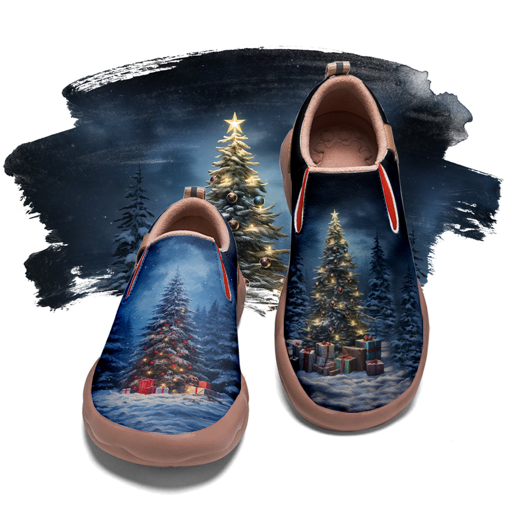 Christmas Tree Kids Slip On