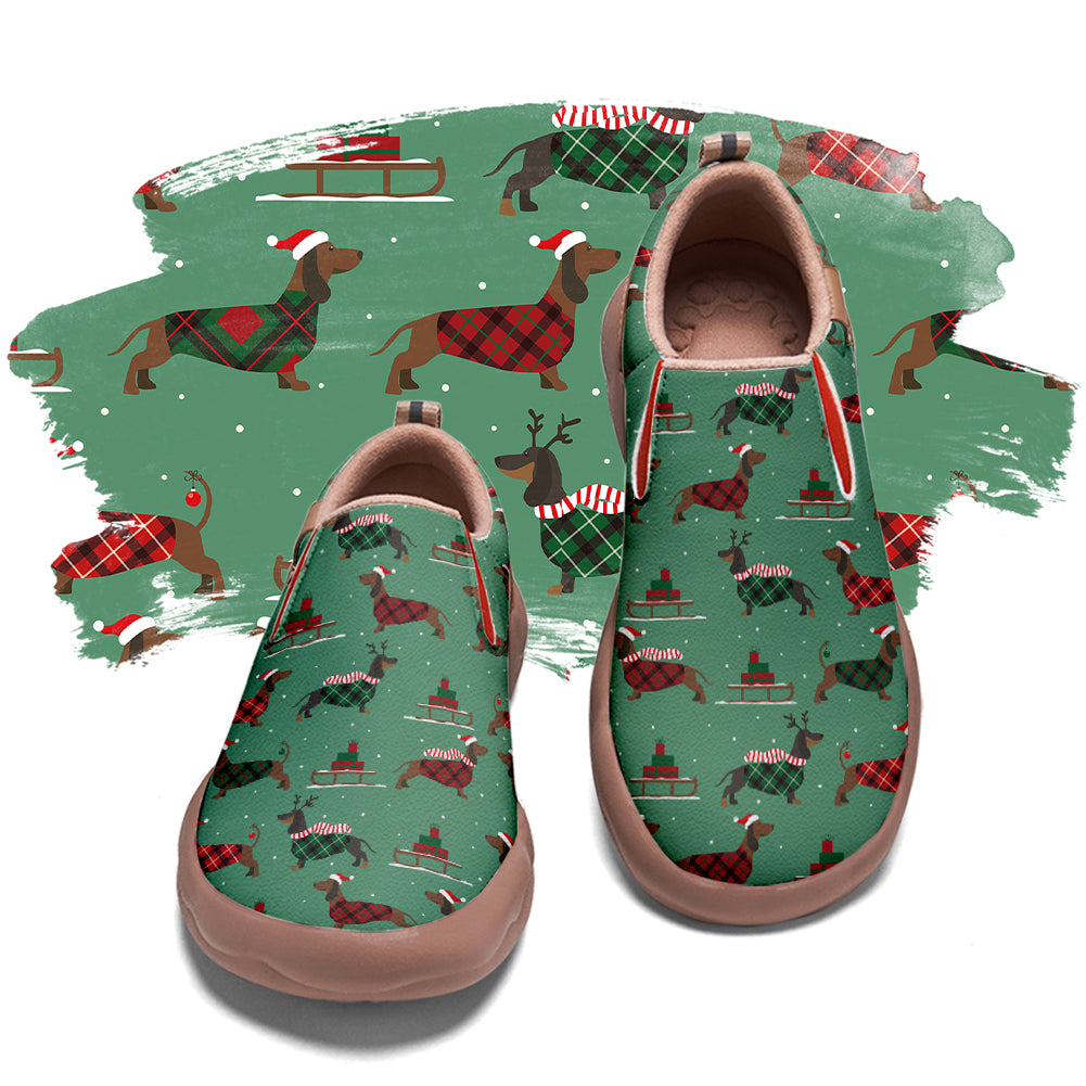 Christmas Sika Deer Kids Slip On