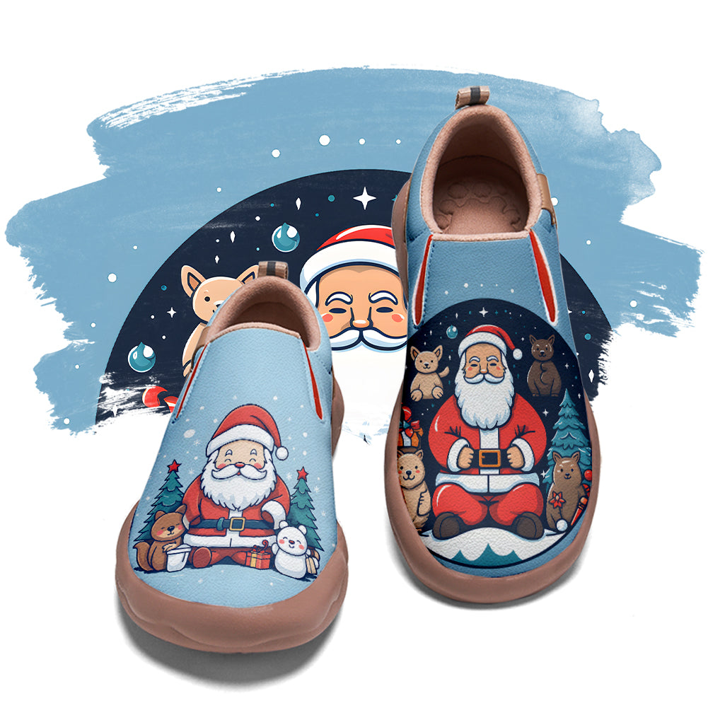 Cartoon Santa Claus Slip On