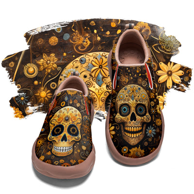 Vintage Skull Slip On