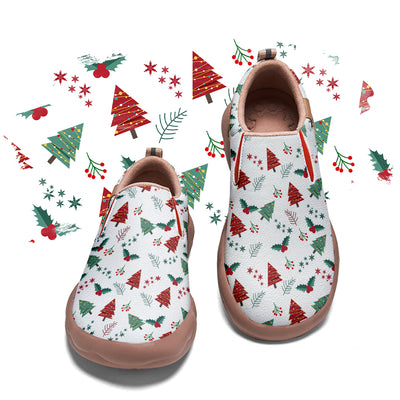 Christmas Tree Kids Slip On