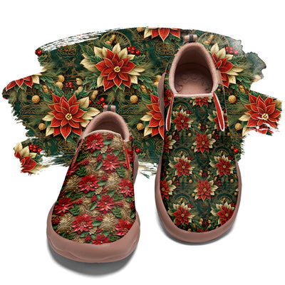 Christmas Mandala Kids Slip On