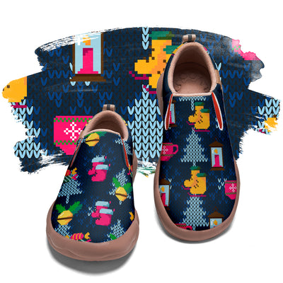 Pixel Christmas Slip On