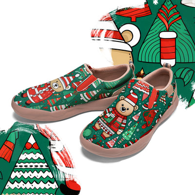 Christmas Bear Kids Slip On