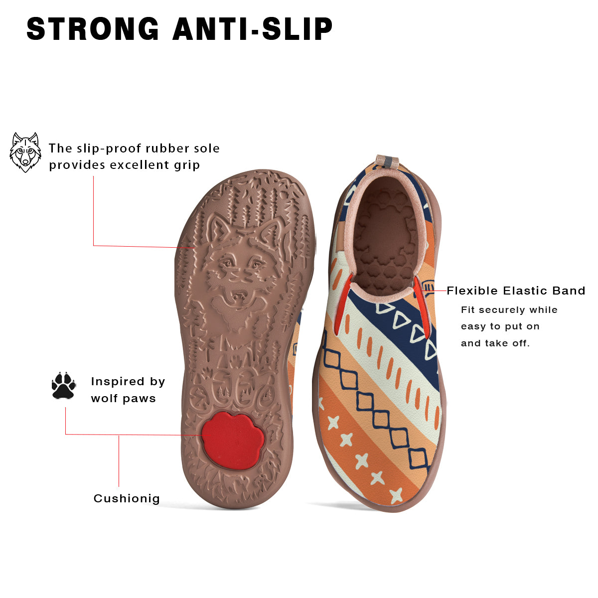 Aztec Southwestern Patterned Slip On