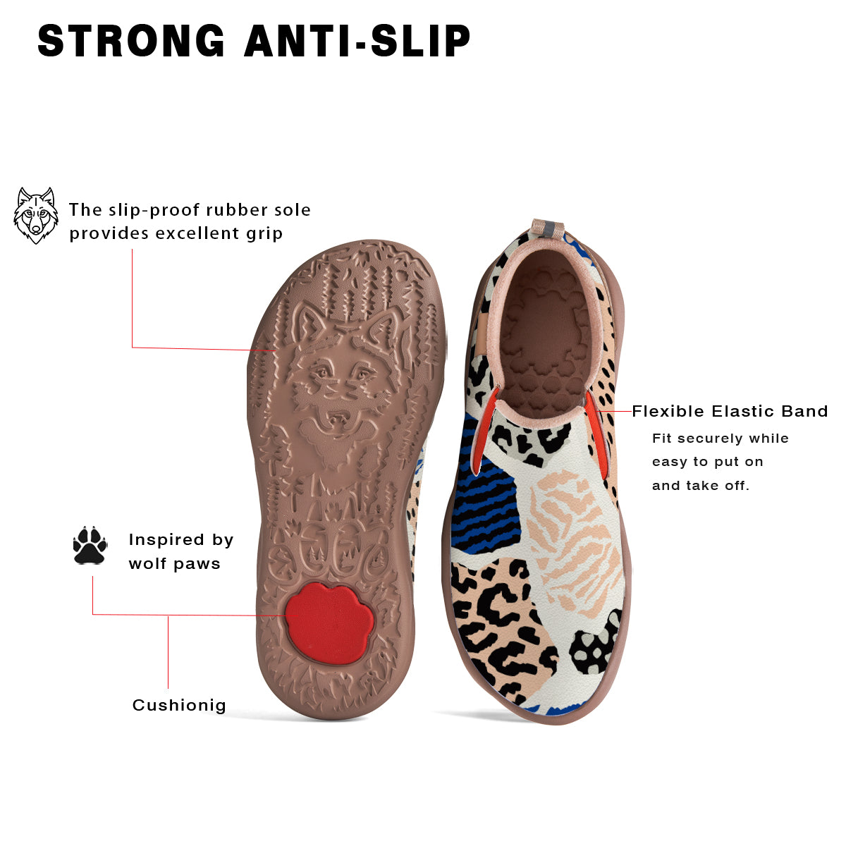 Animal Texture Slip On