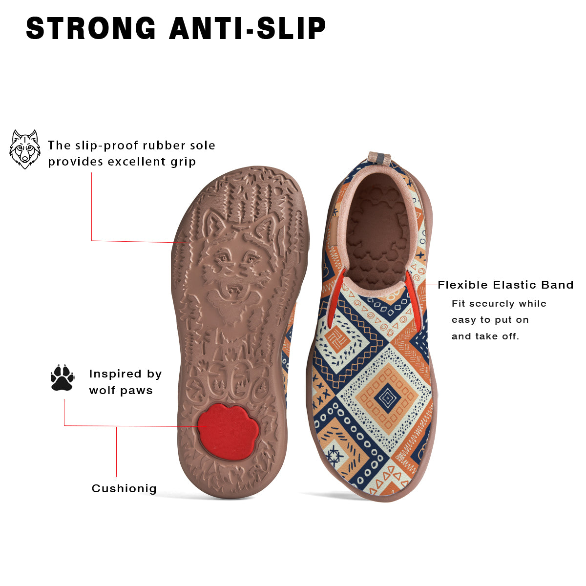 Aztec Southwestern Patterned Slip On