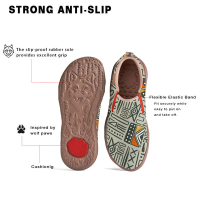 Vintage Texture Pattern Slip On