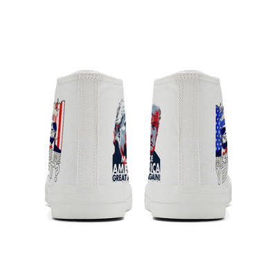 Trump High Top Canvas Shoes