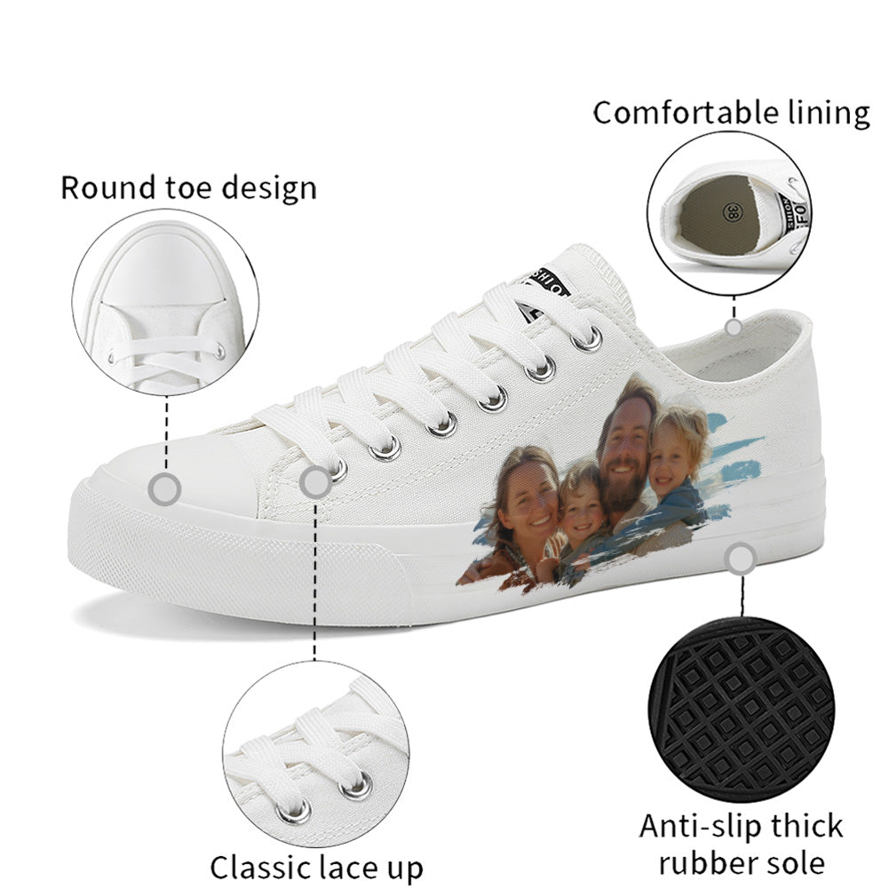 Customizable Low Top Canvas Shoes