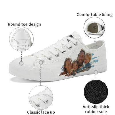 Customizable Low Top Canvas Shoes