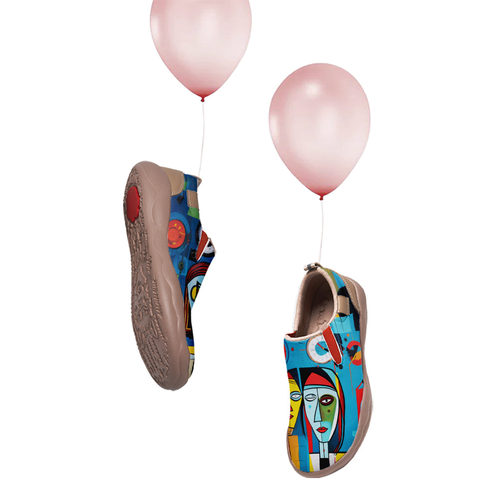 Abstract Figures Slip On