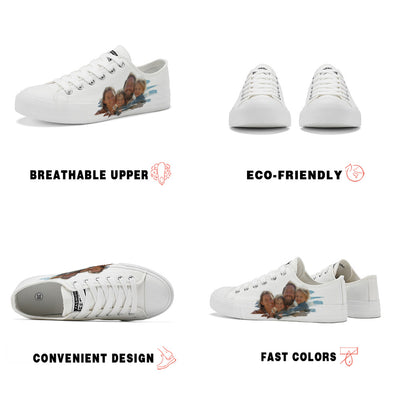 Customizable Low Top Canvas Shoes