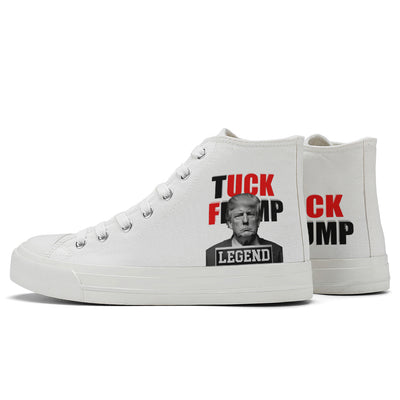 I Oppose/Support High Top Canvas Shoes