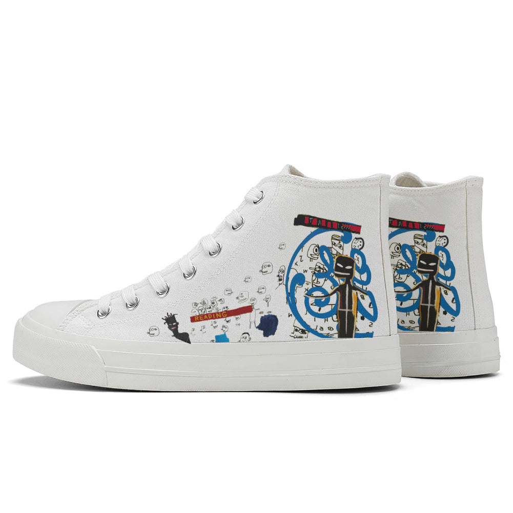 Basquiat High Top Canvas Shoes