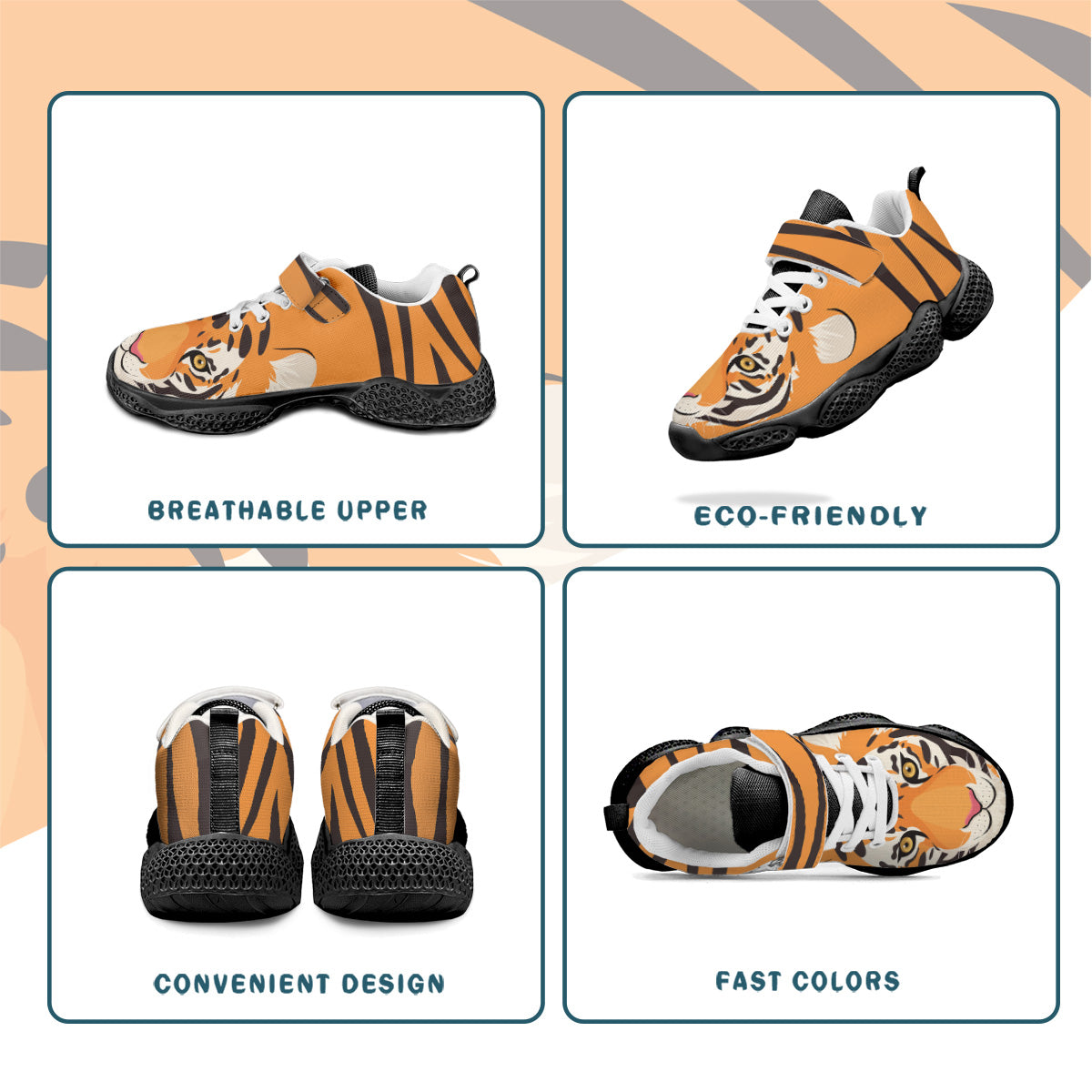 Customizable kids shoes