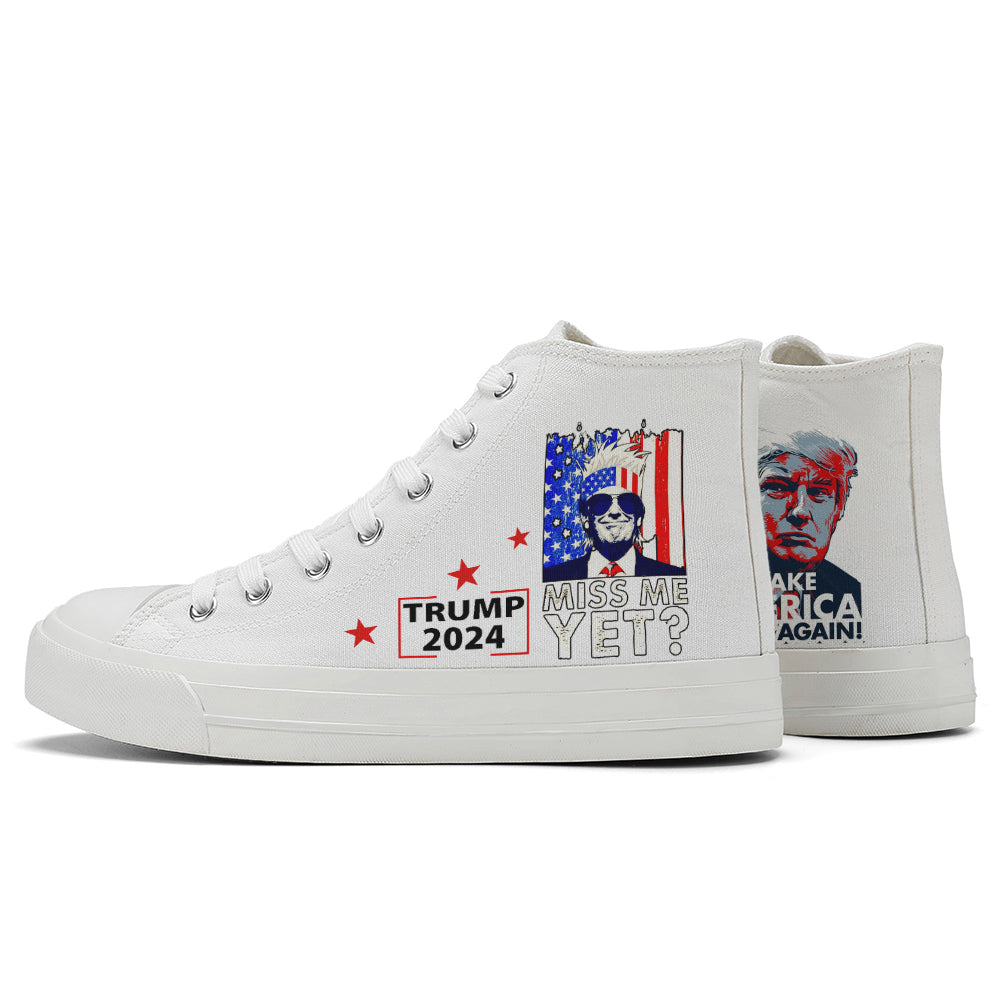 Trump High Top Canvas Shoes