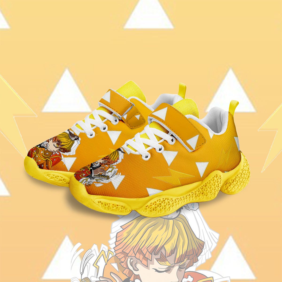 Zenitsu Agatsuma Kids Running Shoes