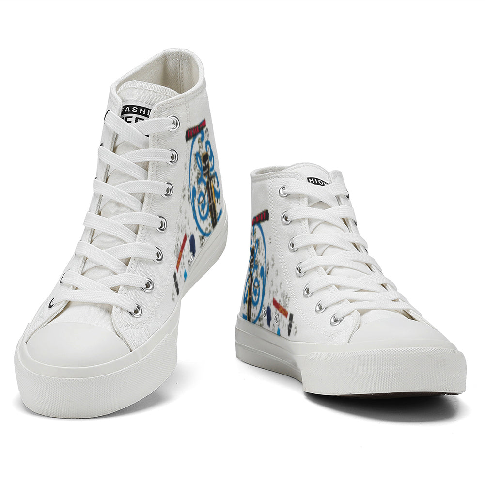 Basquiat High Top Canvas Shoes