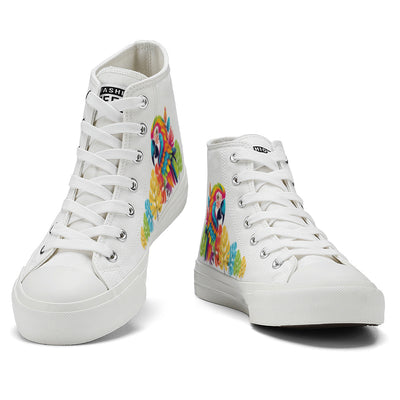 Parrot High Top Canvas Shoes