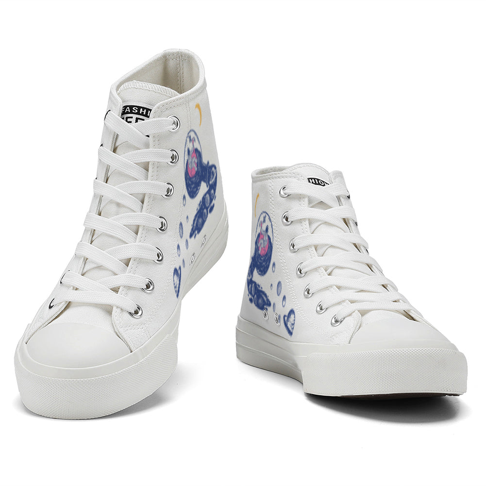 Astronaut High Top Canvas Shoes