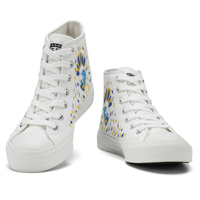 Fight Down Syndrome High Top Canvas Shoes