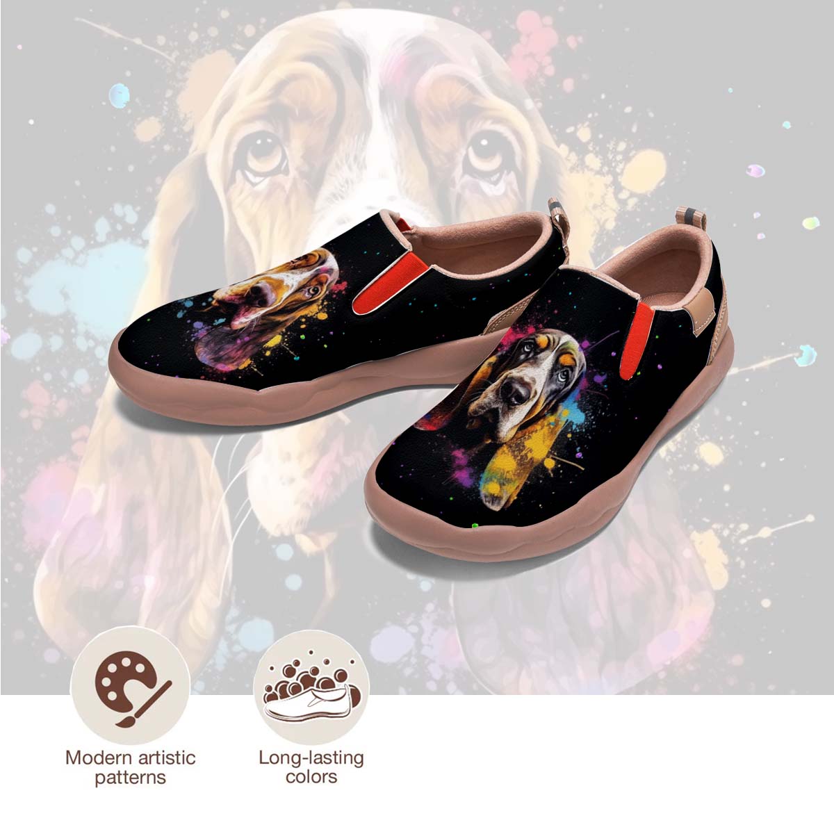 Basset Hound Slip On