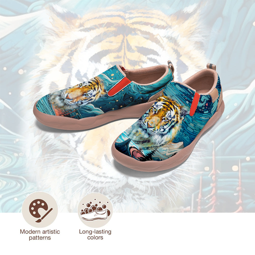 Starry Night Tiger Slip On