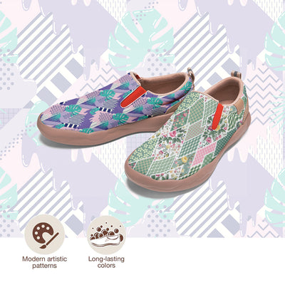 Tropical Patchwork Slip On