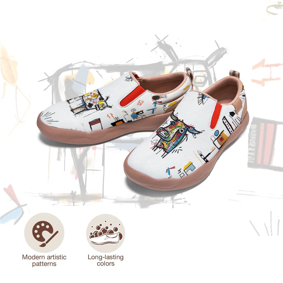 Basquiat Cattle Slip On