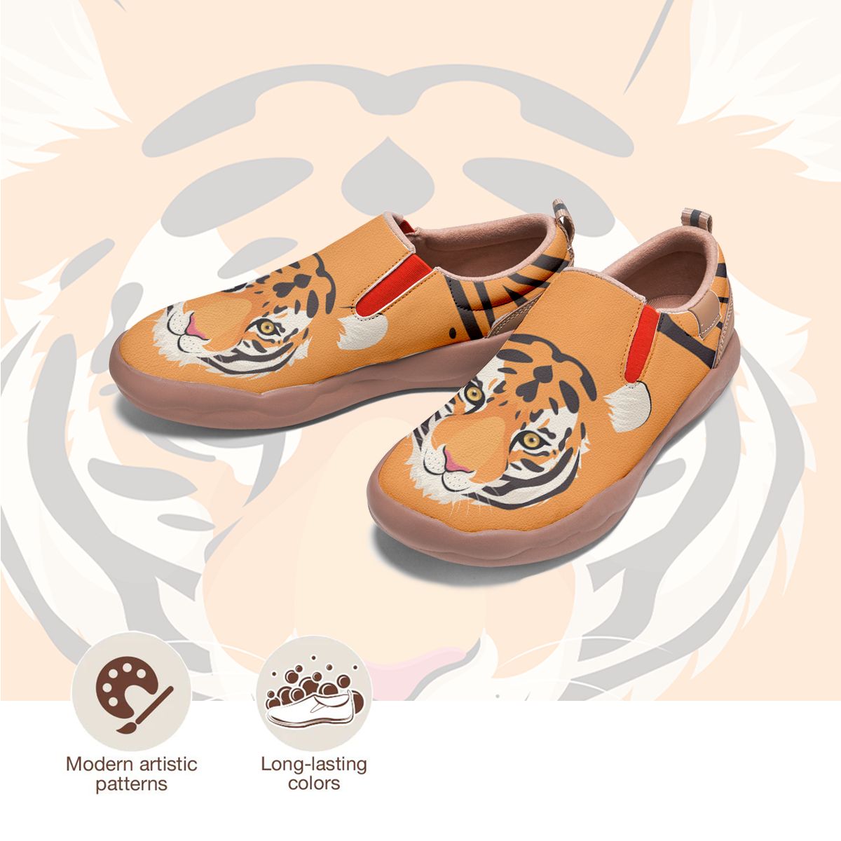 Tiger Face Slip On