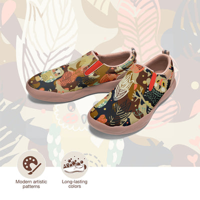 Brown Camouflage Owl Slip On