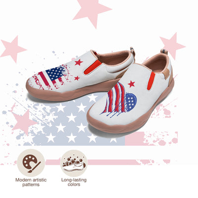 American Flag Slip On