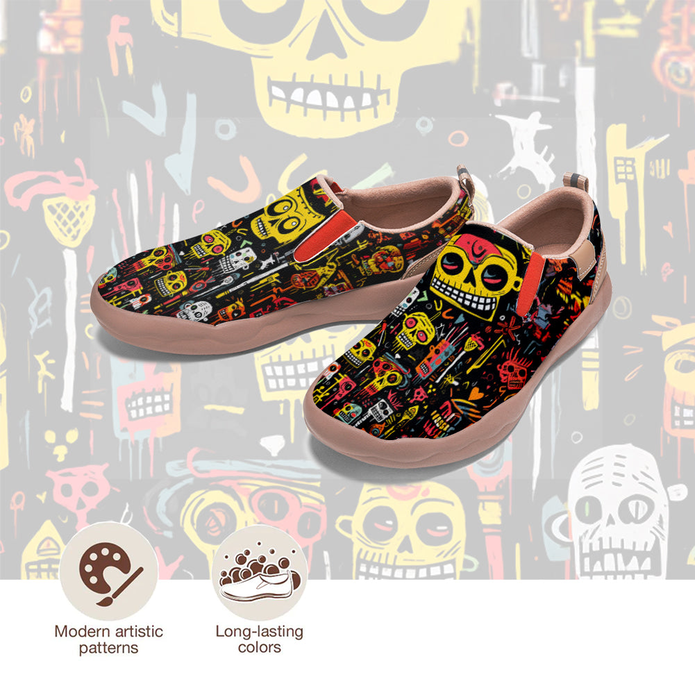 Scared Skull Slip On