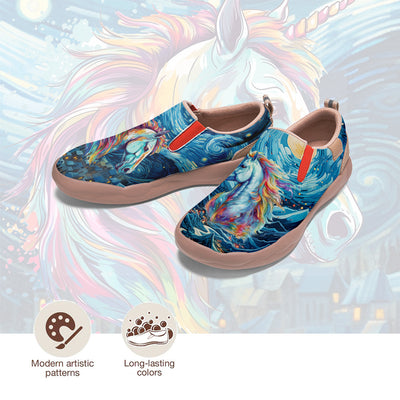 Starry Night Unicorn Slip On