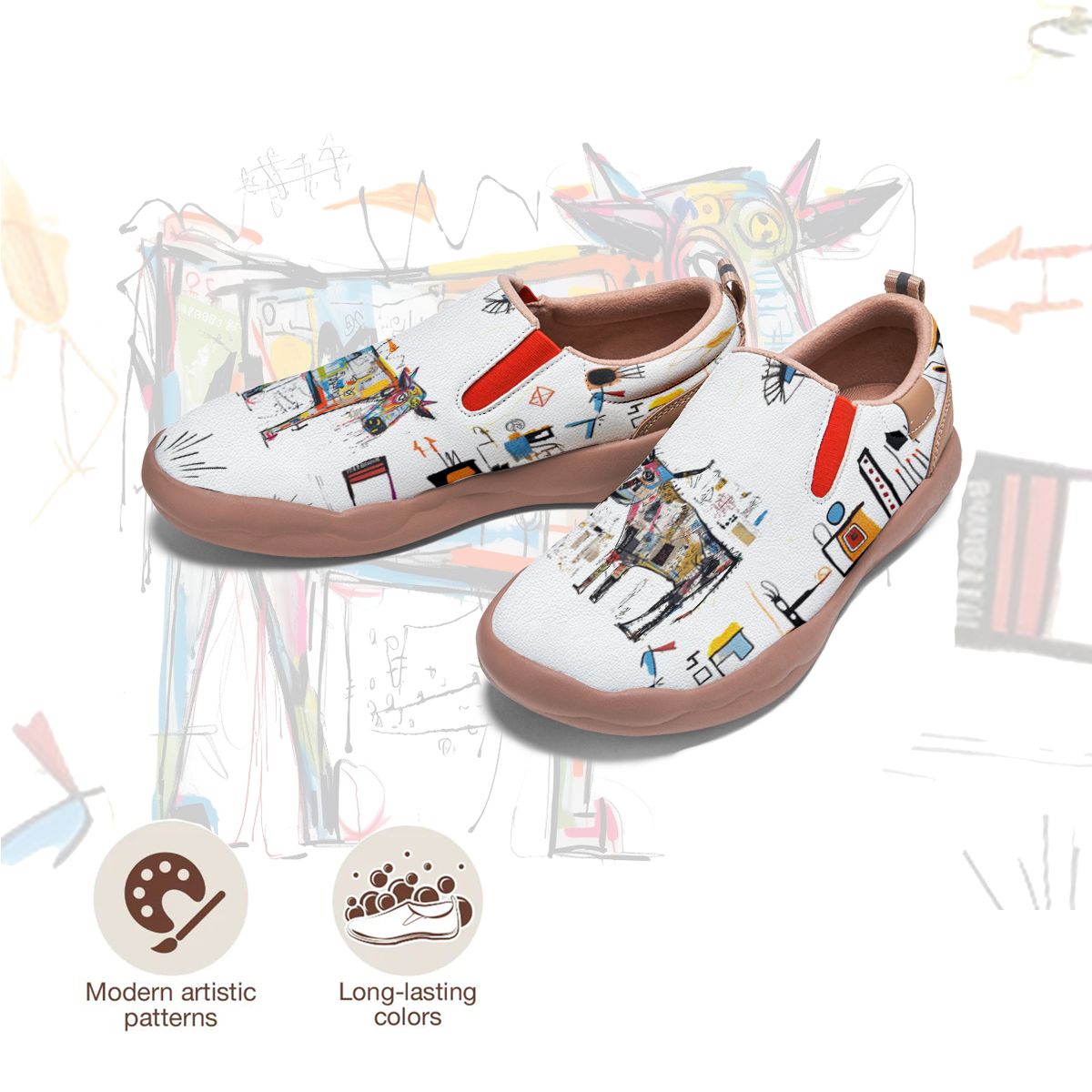 Basquiat Cattle Slip On