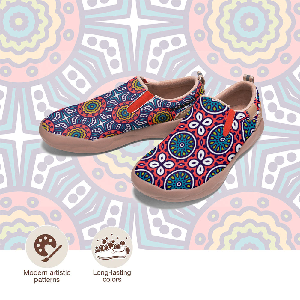 Hippie Mandala Slip On