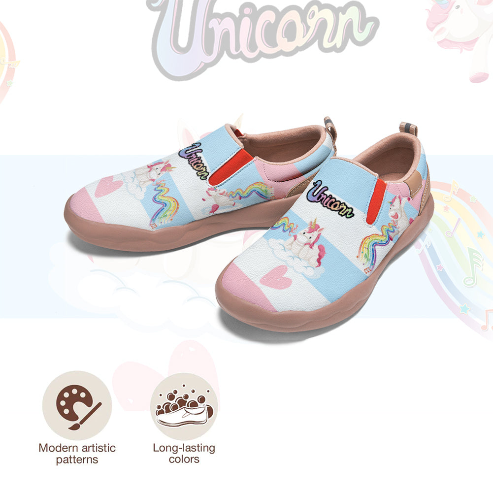 Heart Unicorn Slip On