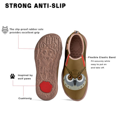 Owl Face Kids Slip On