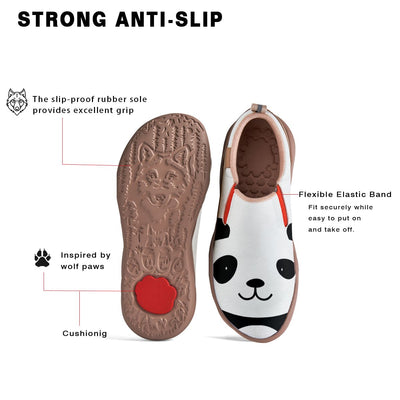 Panda Face Kids Slip On