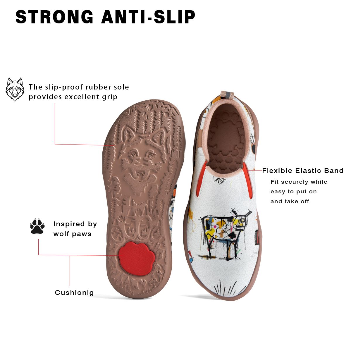 Basquiat Cattle Slip On