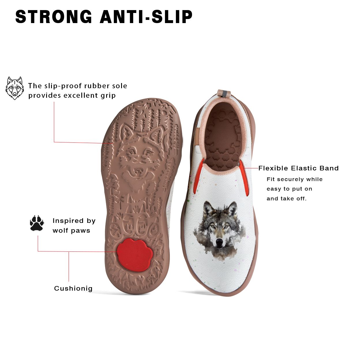 Wolf Slip On