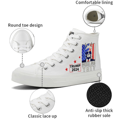 Trump High Top Canvas Shoes