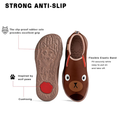 Bear Face Kids Slip On