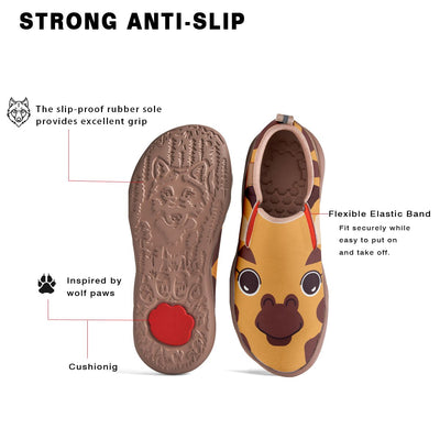 Giraffe Face Kids Slip On