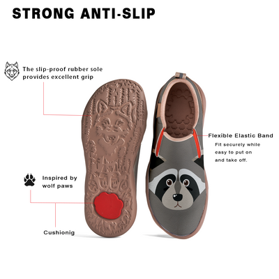 Raccoon Face Slip On